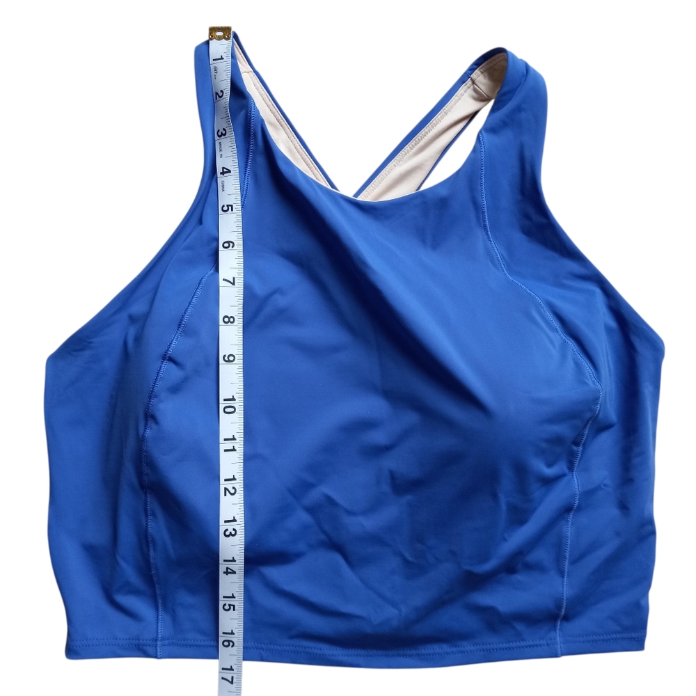 Alaskan Hardgear AKHG Duluth Lost Lake Long Line Swim Bra Top Size 14 Blue Beach - Picture 10 of 12